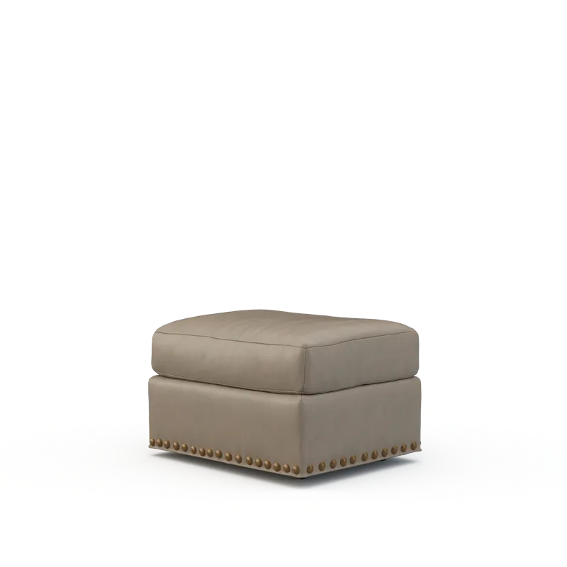 Leather Ottoman