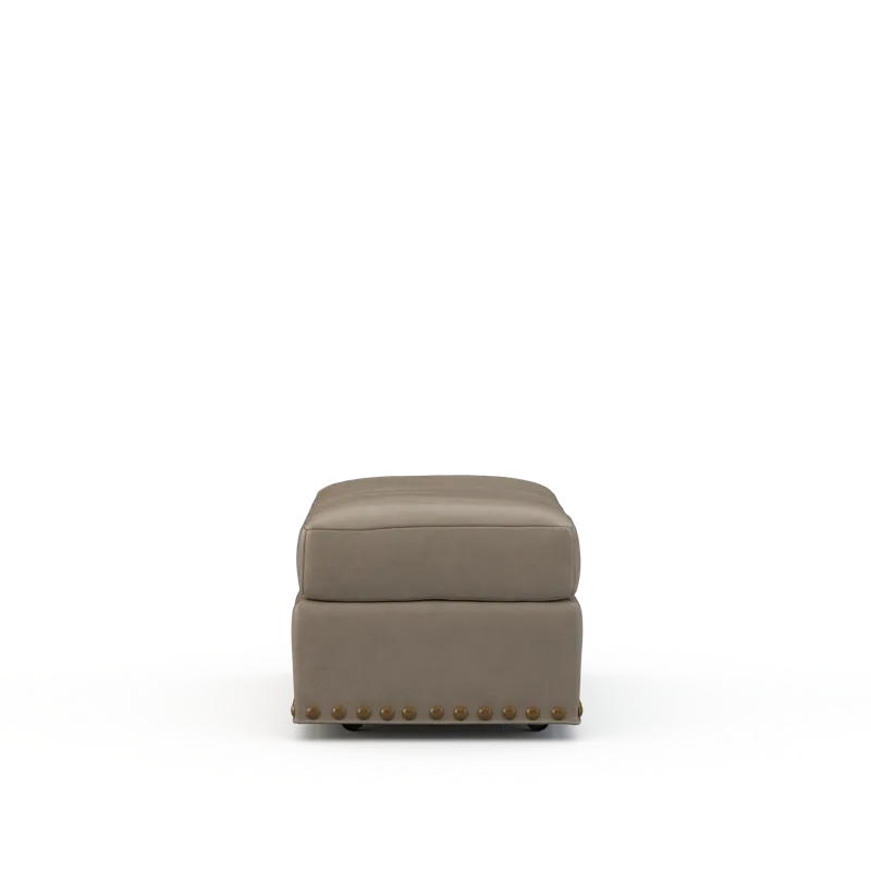 Leather Ottoman