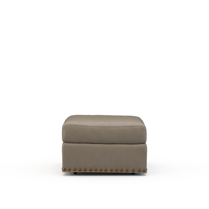 Leather Ottoman