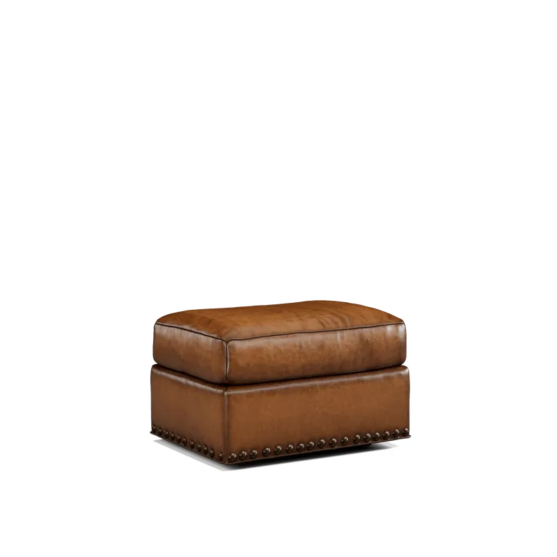 Leather Ottoman