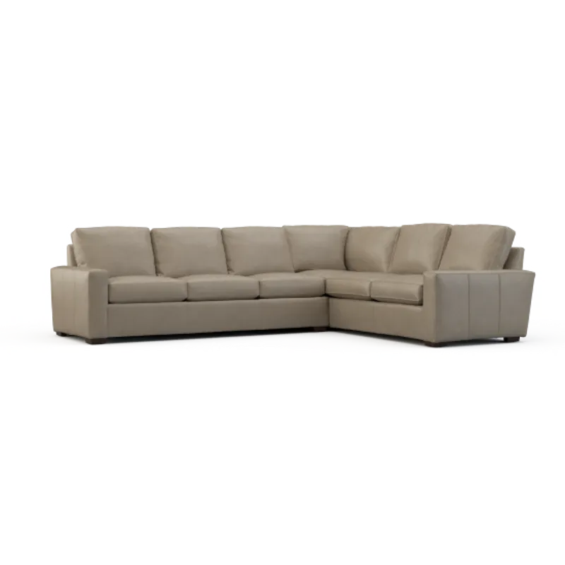 Leather Right Arm Sofa
