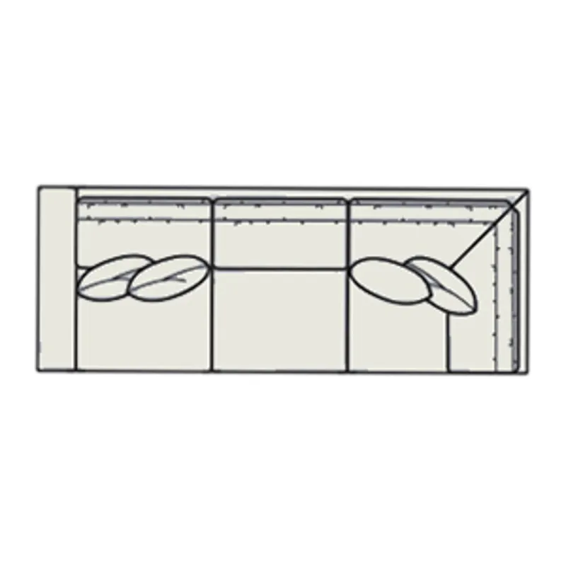 Leather Left Arm Corner Sofa