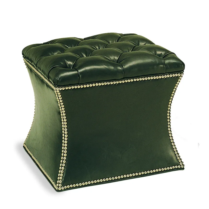 Leather Ottoman