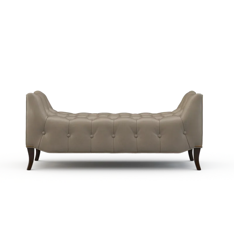 Leather Ottoman