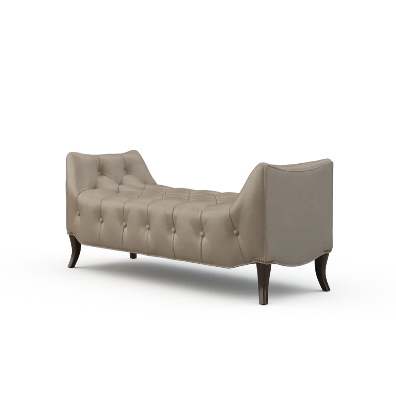 Leather Ottoman