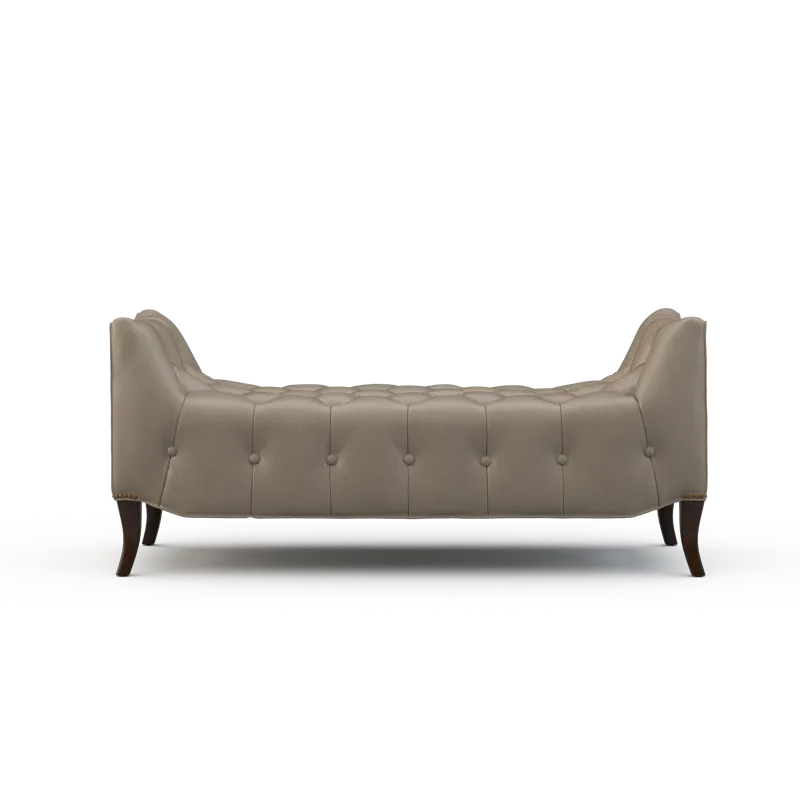 Leather Ottoman
