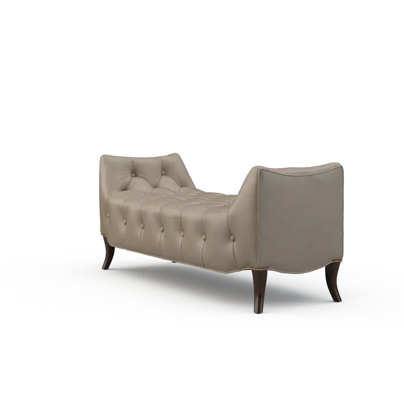Leather Ottoman