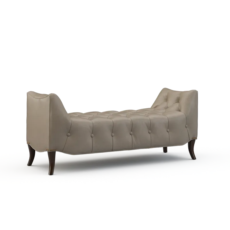 Leather Ottoman