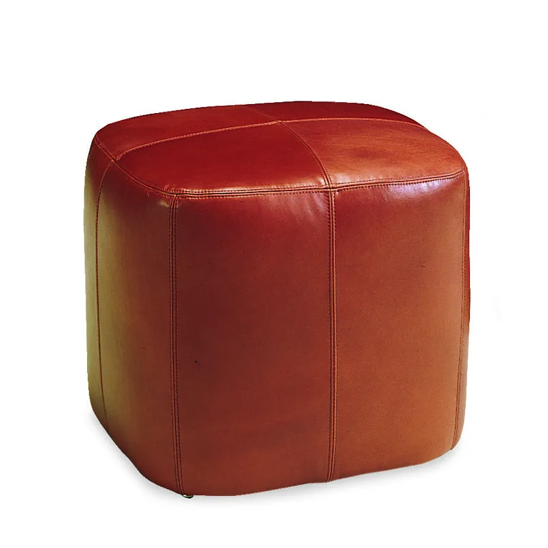 Leather Ottoman