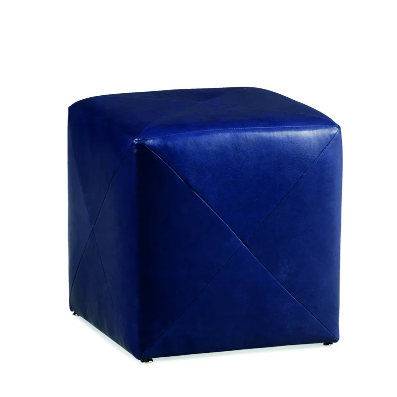 Leather Ottoman