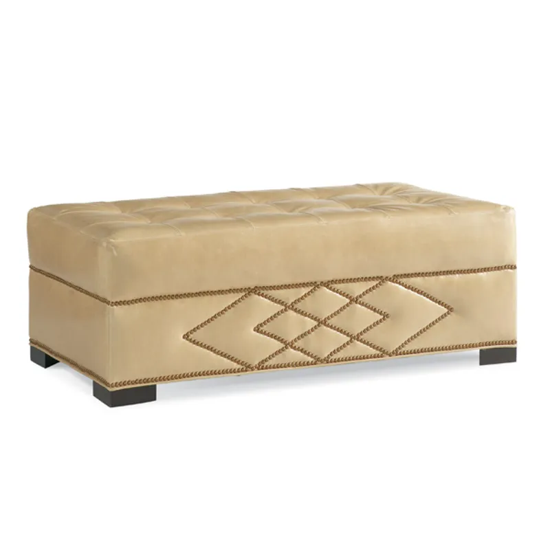 Leather Ottoman