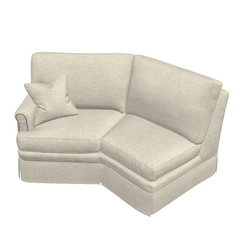 Leather Sectional Left Arm Angle Loveseat