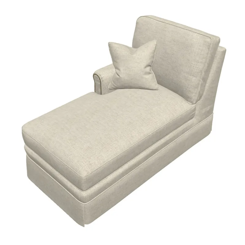 Leather Sectional Left Arm Chaise