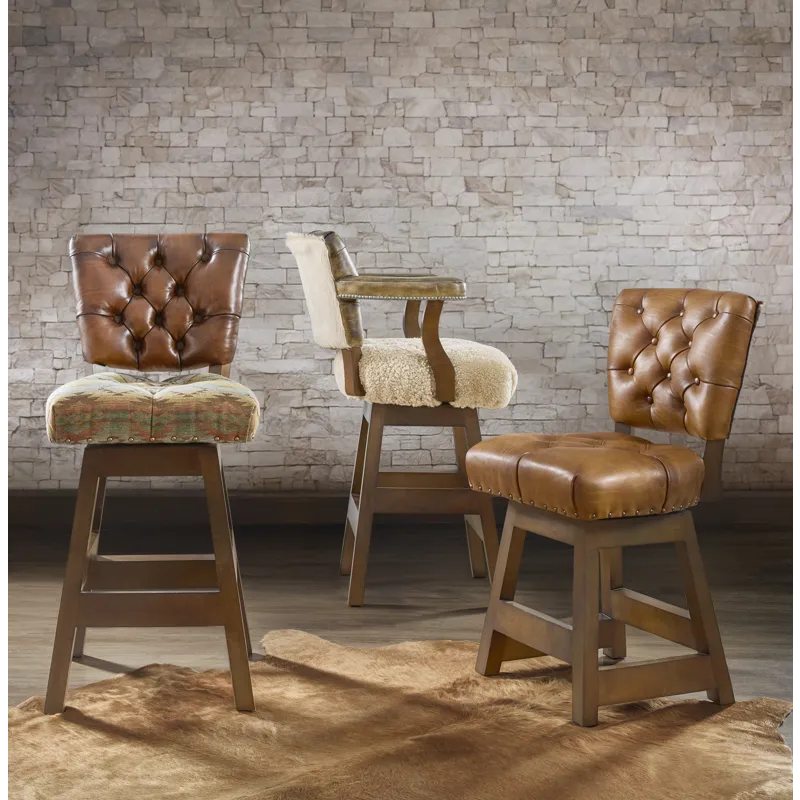 Leather Bar Stool