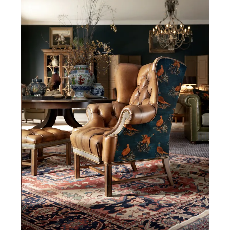 Leather Wing Chair