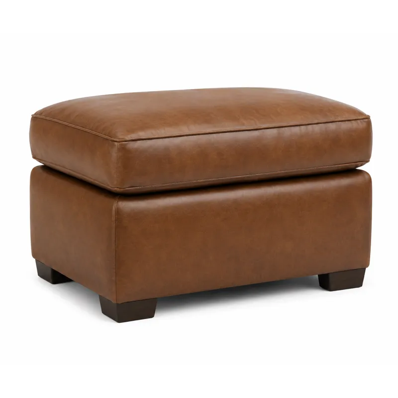 Leather Ottoman