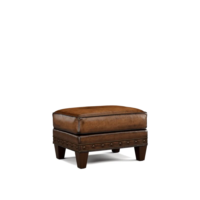 Leather Ottoman