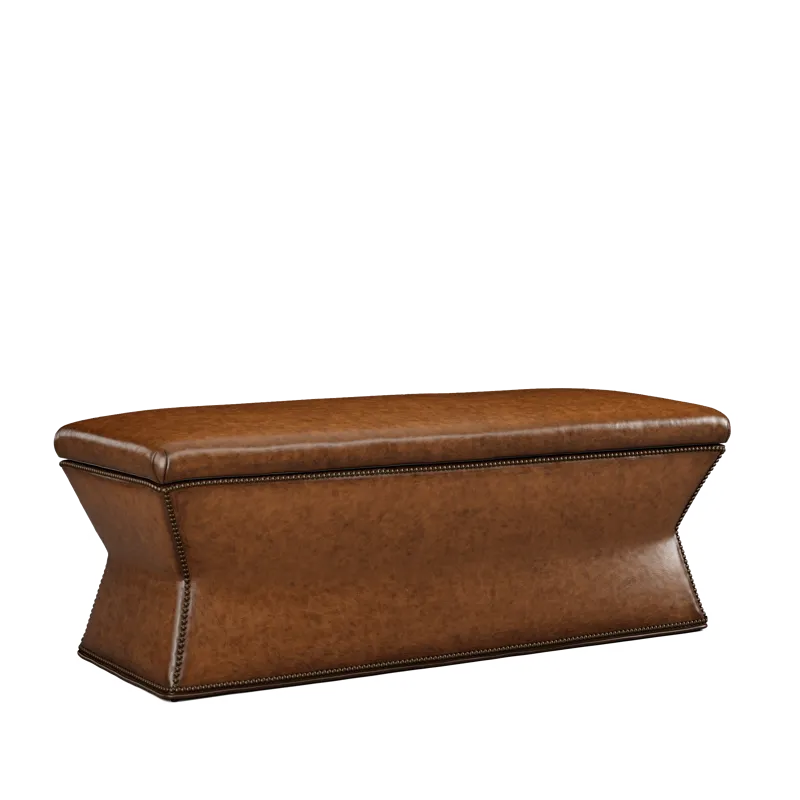 Leather Storage Bench
