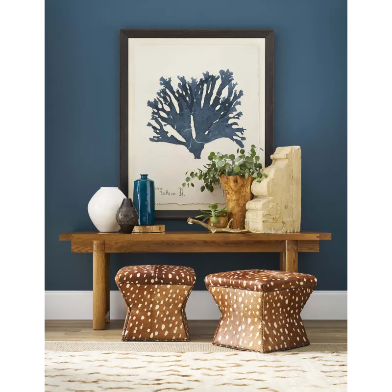 Leather Ottoman