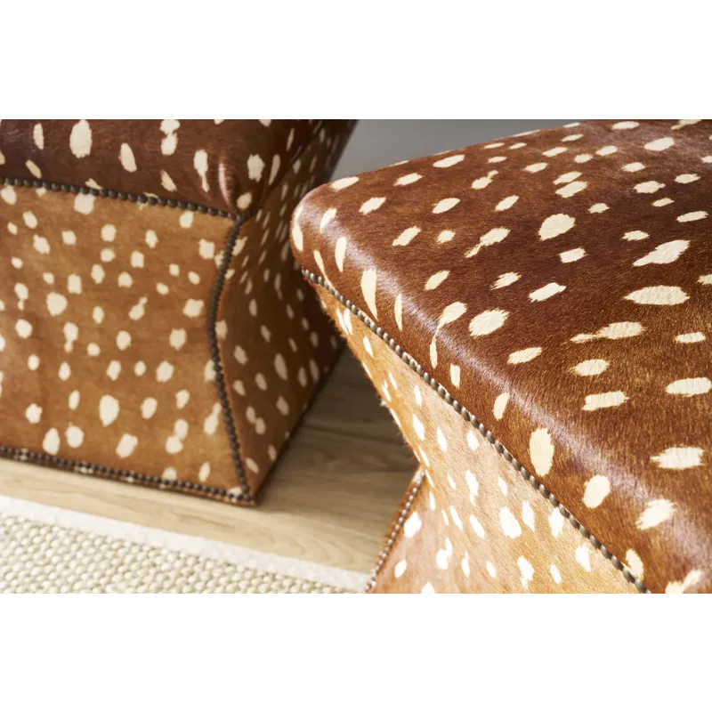 Leather Ottoman