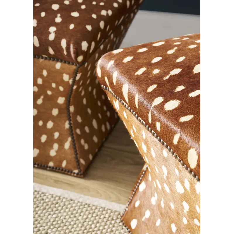Leather Ottoman