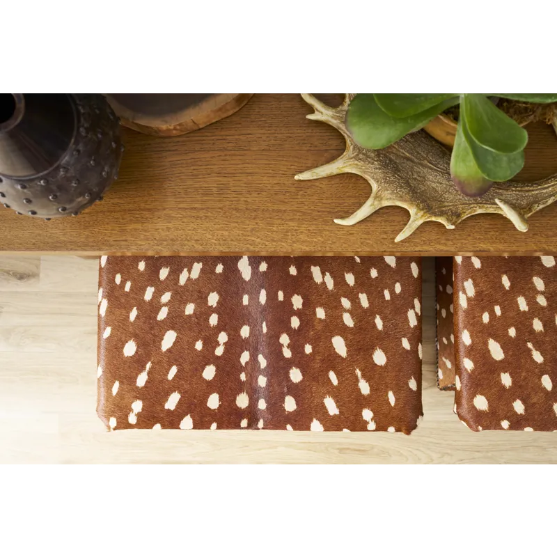 Leather Ottoman