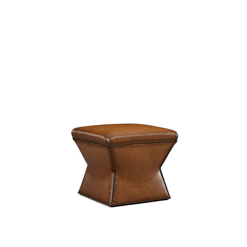 Leather Ottoman