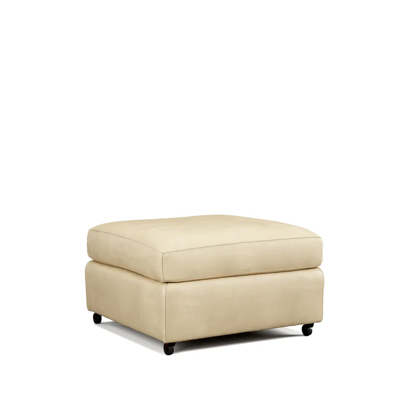Leather Ottoman