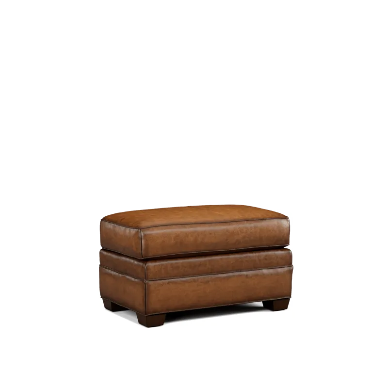 Leather Ottoman