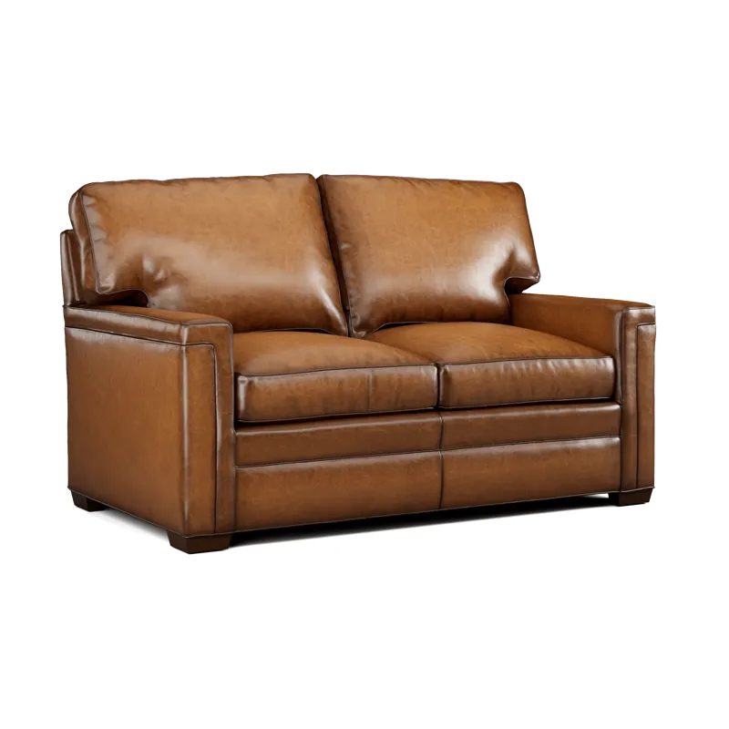 Leather Loveseat
