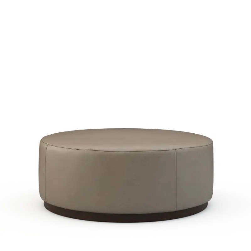 Leather Ottoman