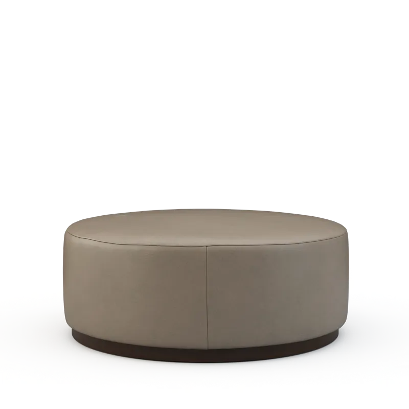 Leather Ottoman