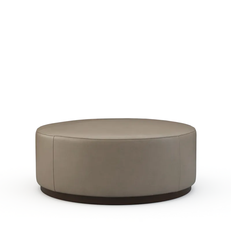 Leather Ottoman