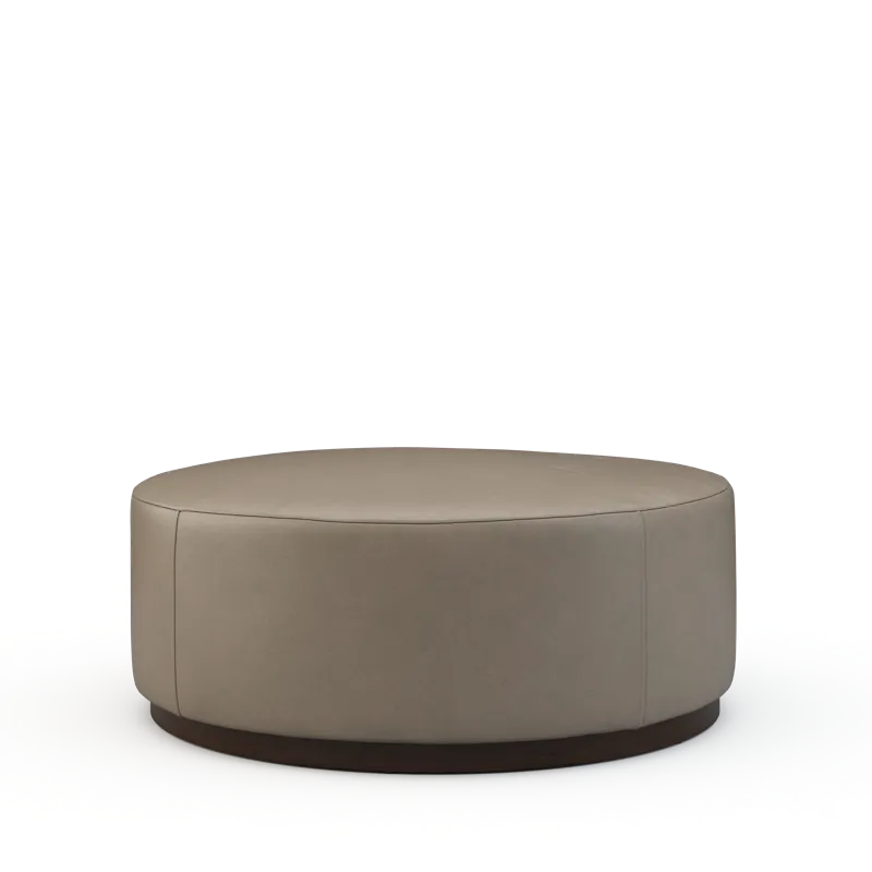 Leather Ottoman