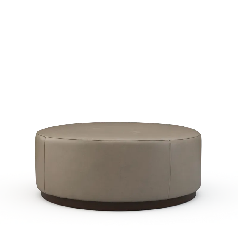 Leather Ottoman