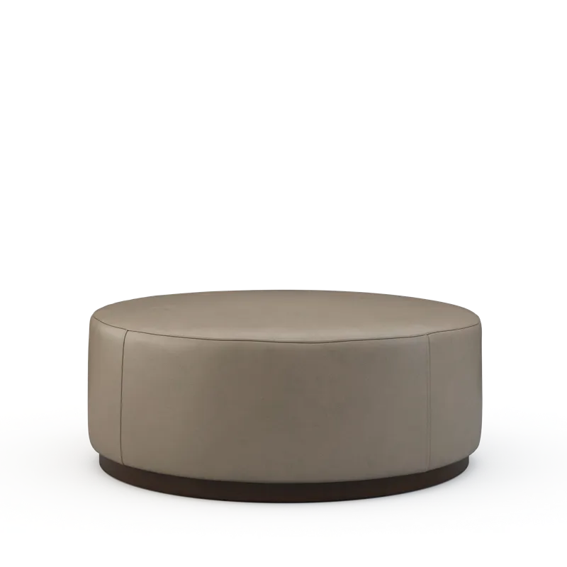 Leather Ottoman