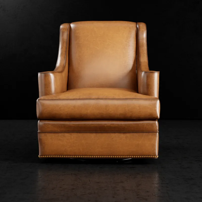 Leather Motion Swivel Chair