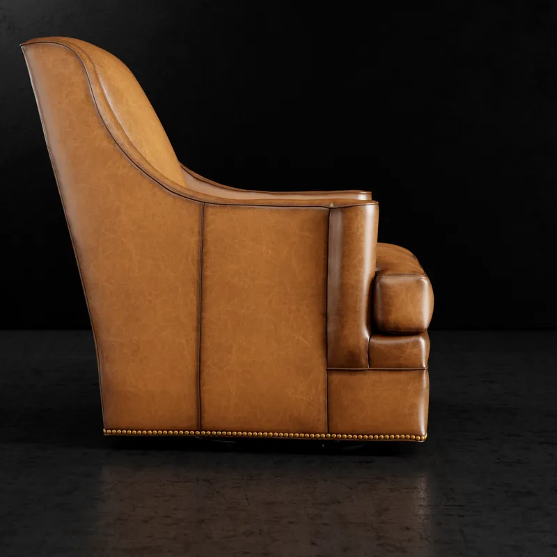 Leather Motion Swivel Chair