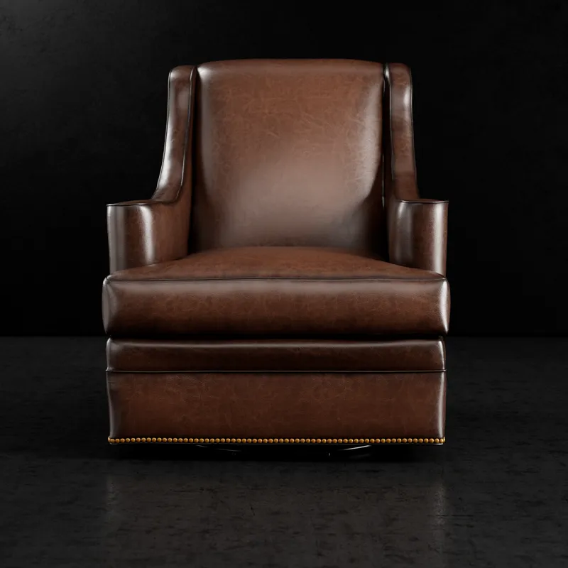 Leather Motion Swivel Chair