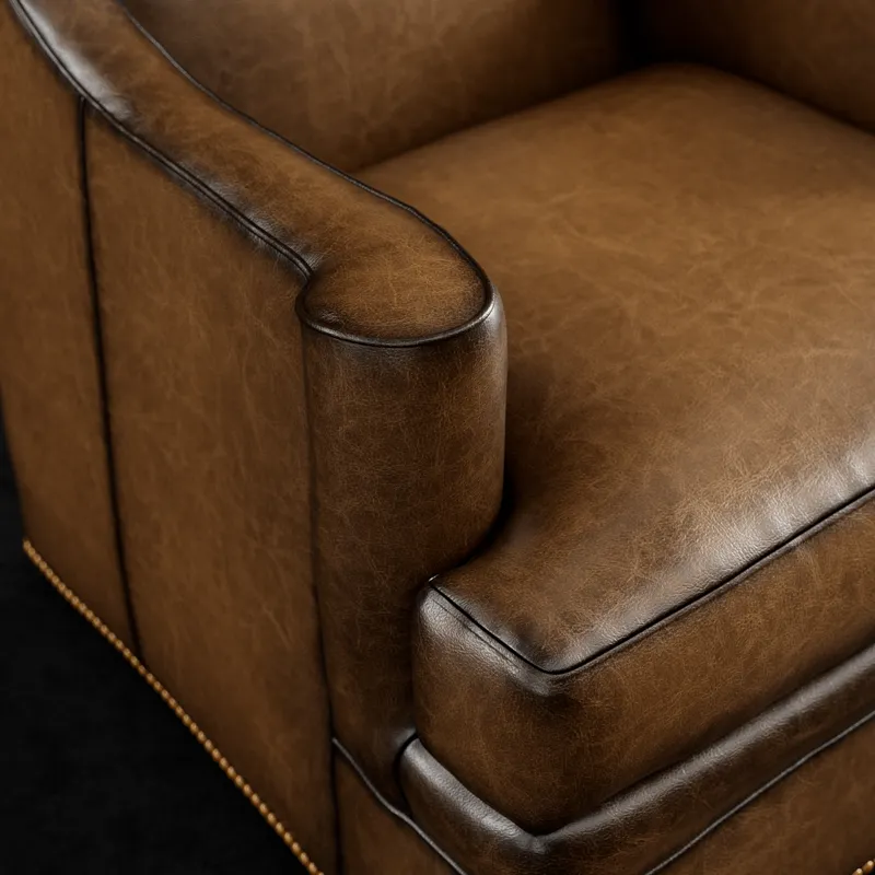 Leather Motion Swivel Chair