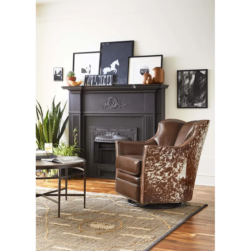 Leather Motion Swivel Chair