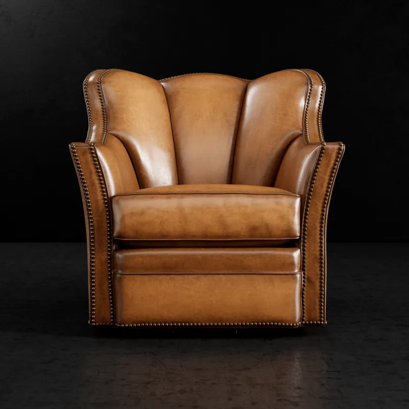 Leather Motion Swivel Chair
