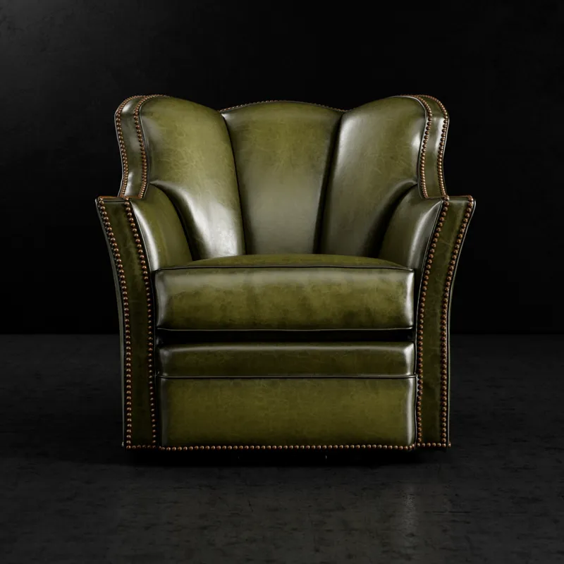 Leather Motion Swivel Chair