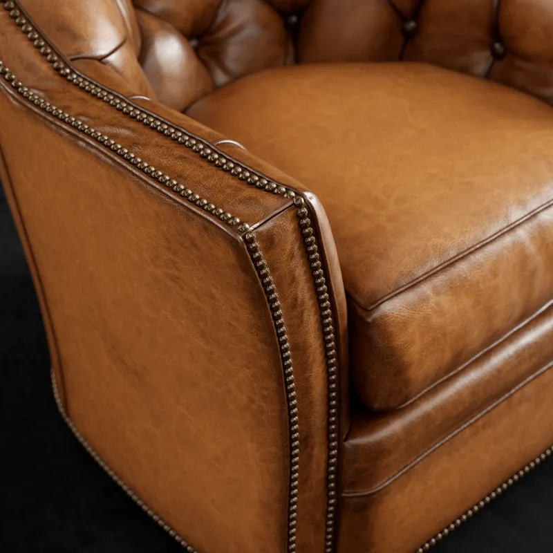 Leather Motion Swivel Chair