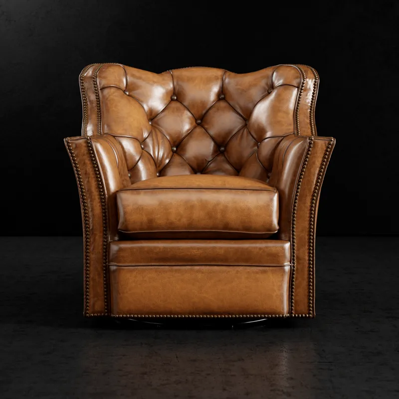 Leather Motion Swivel Chair