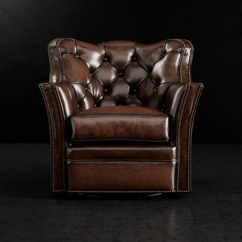 Leather Motion Swivel Chair