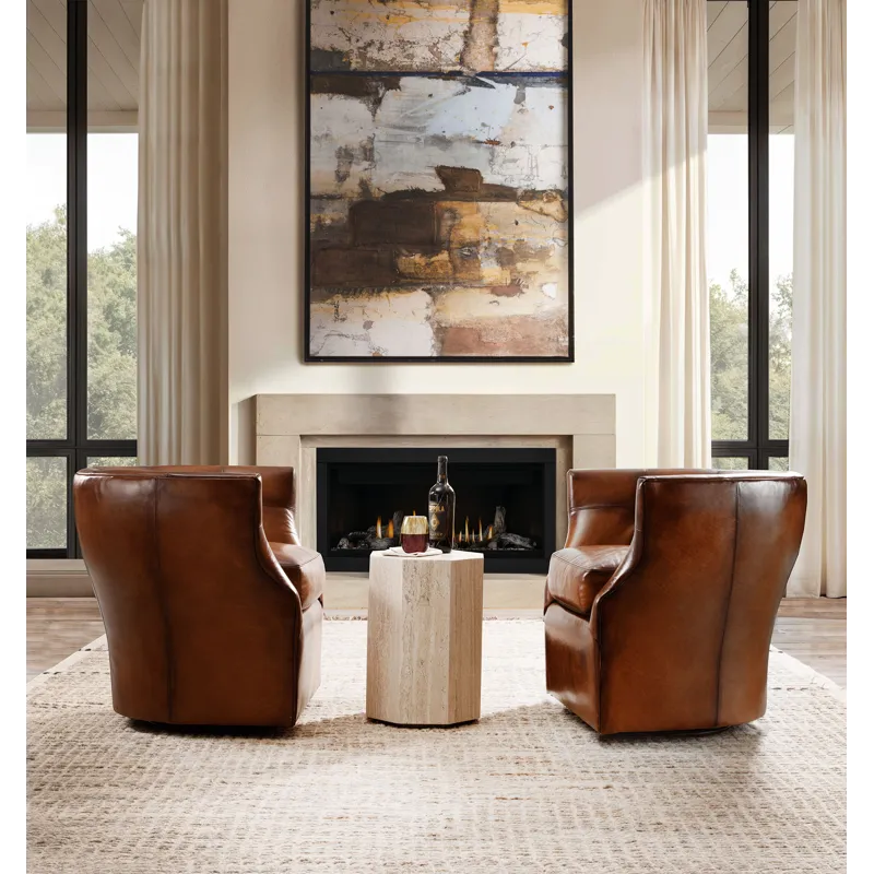 Leather Swivel Chair
