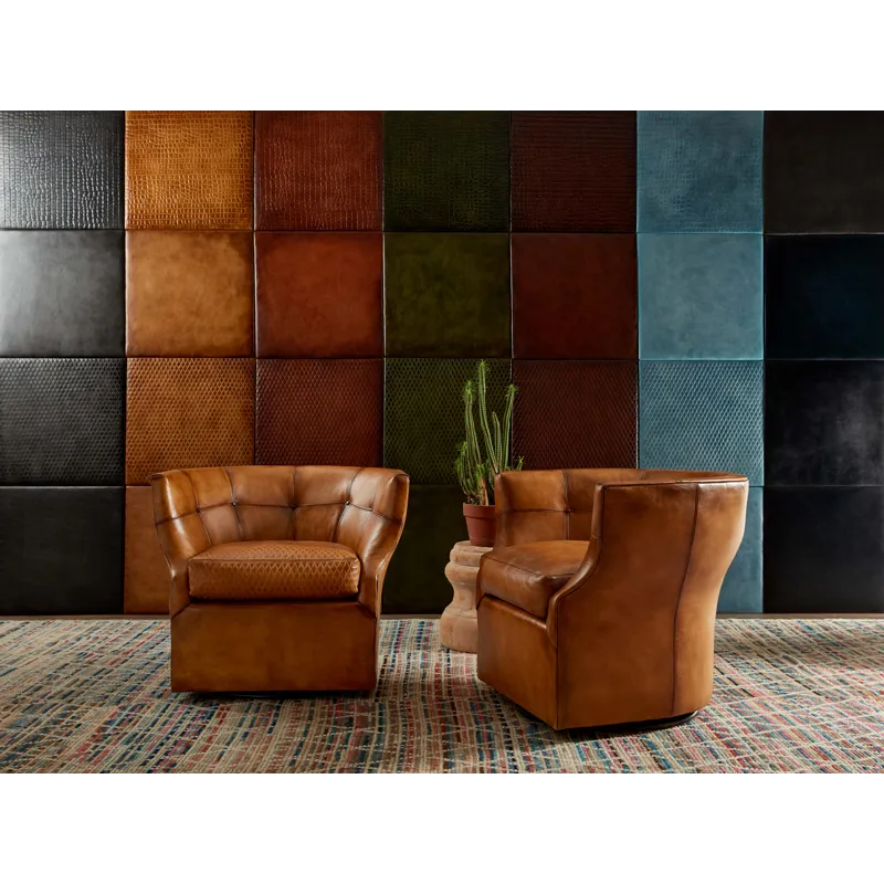 Leather Swivel Chair
