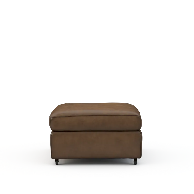 Leather Ottoman