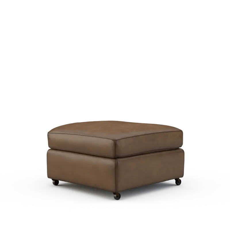 Leather Ottoman